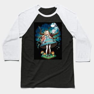 Alice in wonderland Baseball T-Shirt